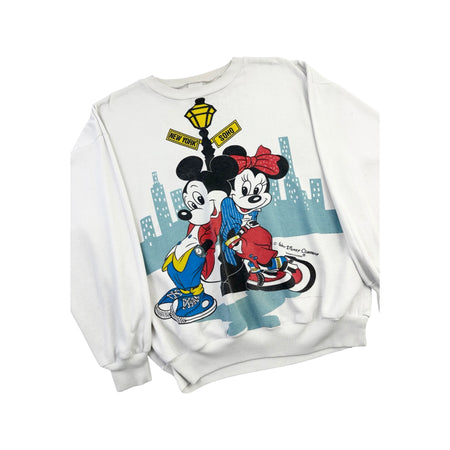 Vintage Mickey and Minnie Mouse New York Soho Crew Neck - M