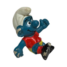 Load image into Gallery viewer, Vintage Peyo Schleich Smurf Soccer Figure 2.25&quot;
