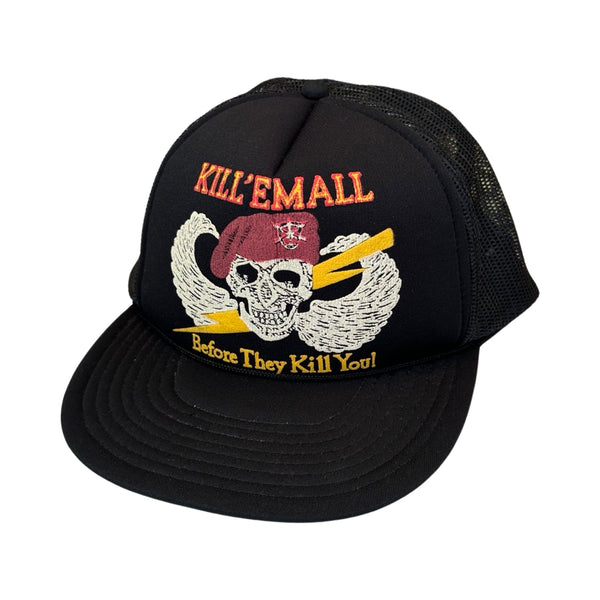 Vintage Kill'Em All Before They Kill You! Cap