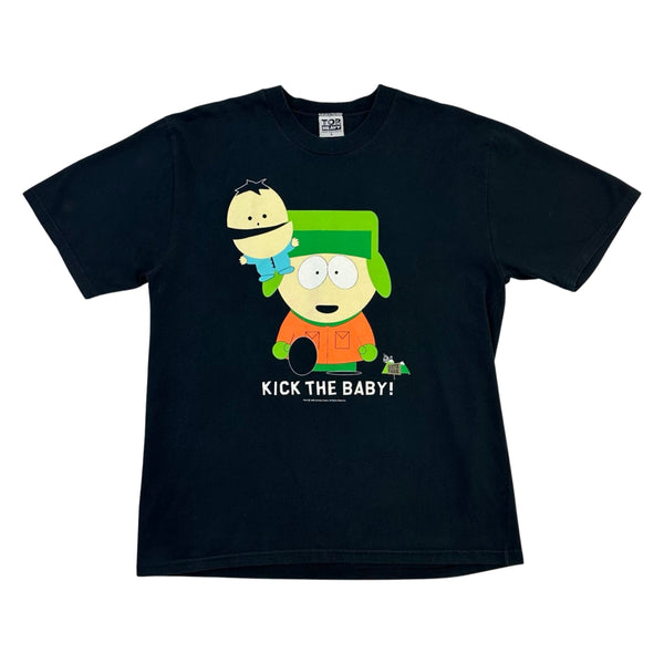 Vintage 1996 South Park 'Kick the Baby!' Tee - L