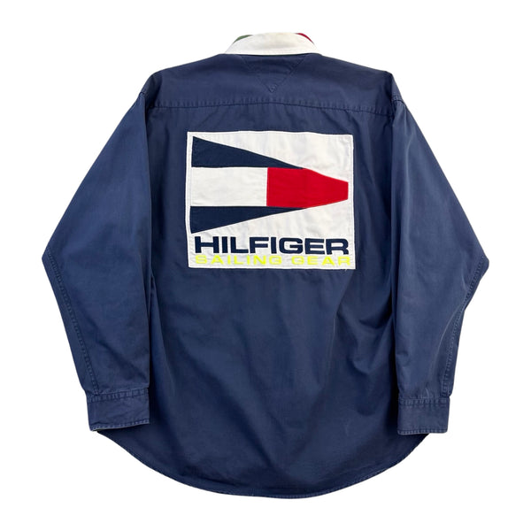 Vintage Tommy Hilfiger Sailing Gear Button Up Shirt - L