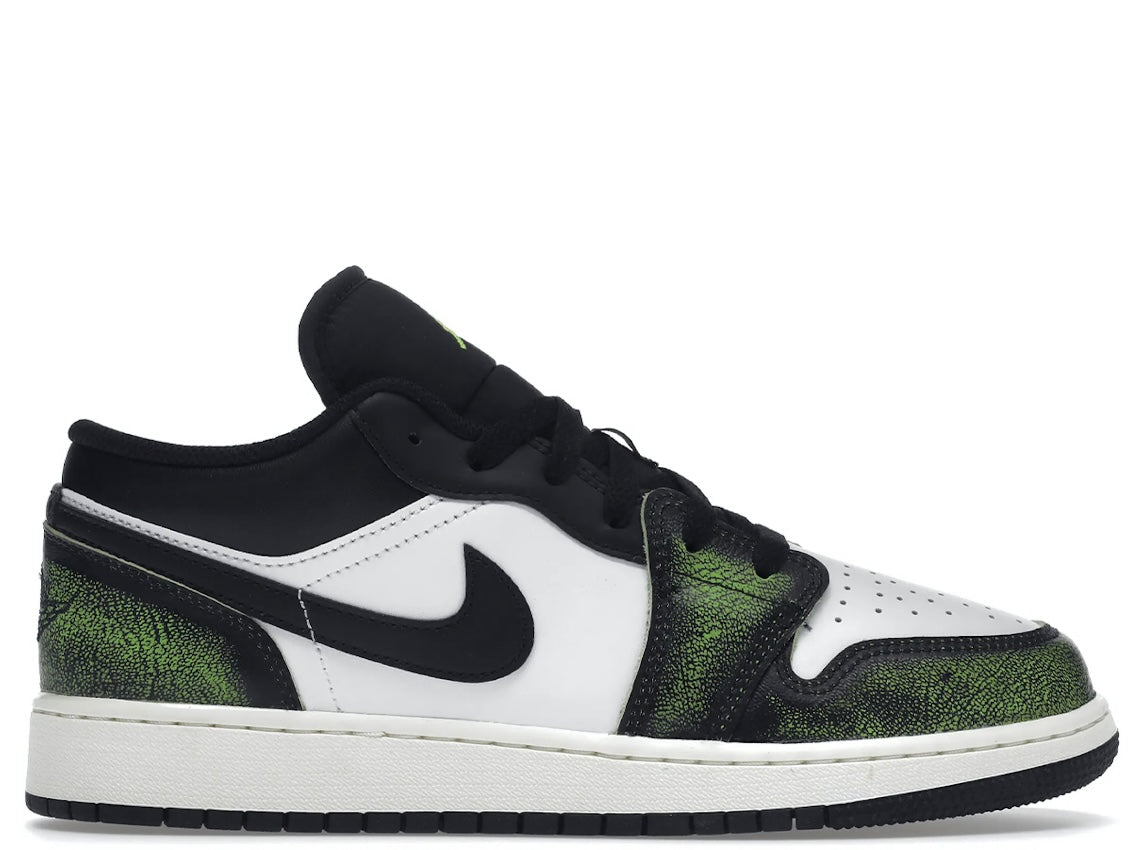 Air Jordan 1 Low Wear Away Electric Green GS IRREPLACEABLE STORE