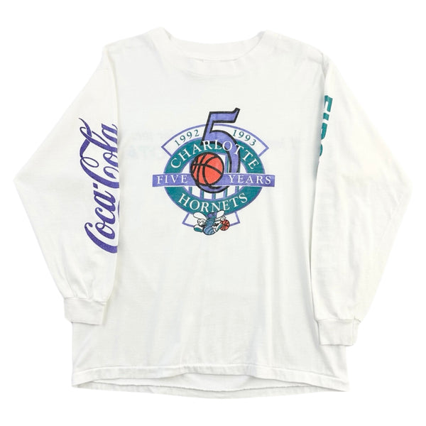 Vintage 1992/93 Charlotte Hornets 5 Years - L
