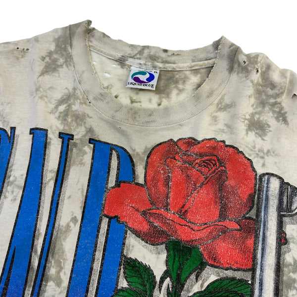 Vintage 1993 Guns n Roses 'Use Your Illusion' Tie Dye Tee - XL