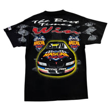 Load image into Gallery viewer, Vintage &#39;Life&#39;s a Race&#39; Nascar All Over Print Tee - XL

