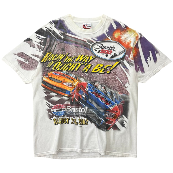 Vintage Bristol Motor Speedway ‘Racin’ The Way It Ought’a Be!’ NASCAR Tee - XL
