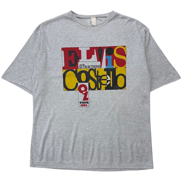 Vintage 1984 Elvis Costello And The Attractions Oz Tour Tee - L