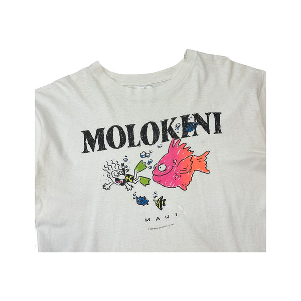 Vintage Molokini Maui Tee - L