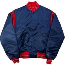 Load image into Gallery viewer, Vintage Starter Diamond Collection Nylon Bomber Jacket - M
