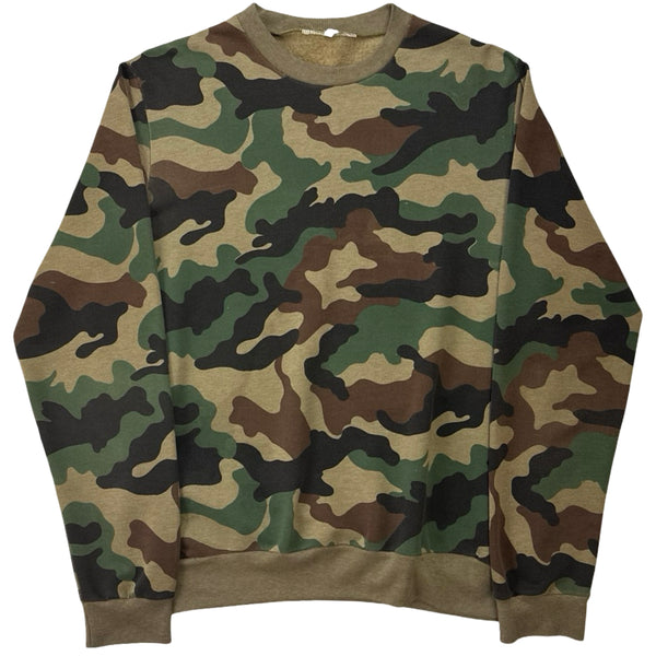 Vintage Camo Crew Neck - L