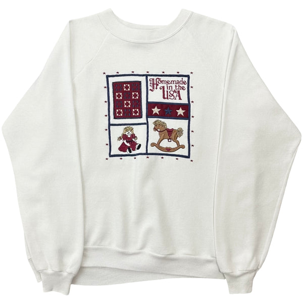 Vintage 'Homemade In USA' Crew Neck - M