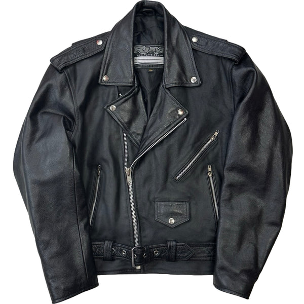 RJays Leather Motorcycle Jacket - M