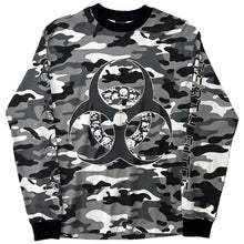 Load image into Gallery viewer, Death Rites &#39;Urban Discipline&#39; Snow Camo L/S T-Shirt - M
