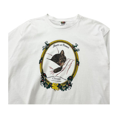 Vintage Chessie ‘Hearts And Flowers’ Tee - XL