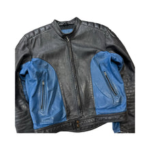 Load image into Gallery viewer, Vintage Leather Motorcycle Jacket - M
