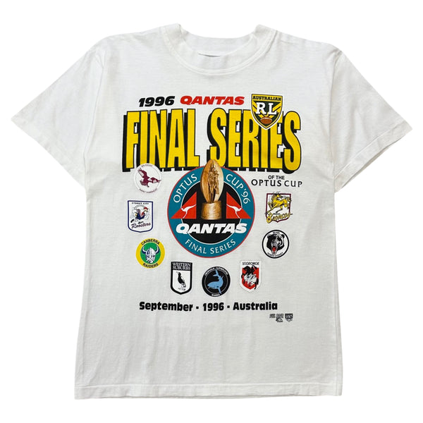 Vintage 1996 Qantas Final Series / Optus Cup Tee - S