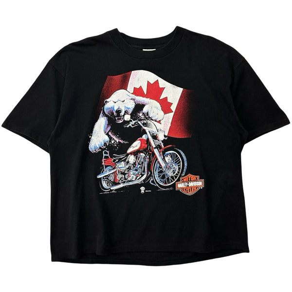 Vintage Harley-Davidson Banff, Alberta Canada Tee - XL