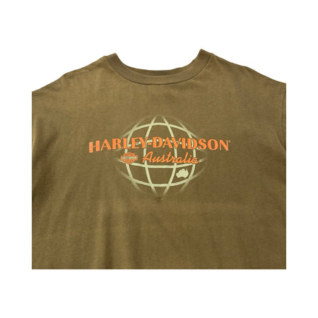 Vintage 1998 Harley-Davidson Queanbeyan Australia Tee - L