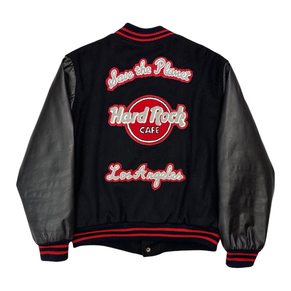 Vintage Hard Rock Cafe Los Angeles ‘Save The Planet’ Varsity Jacket - L