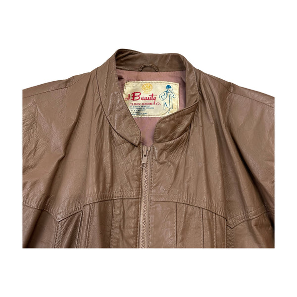 Vintage A. Beauty Co Leather Jacket - L