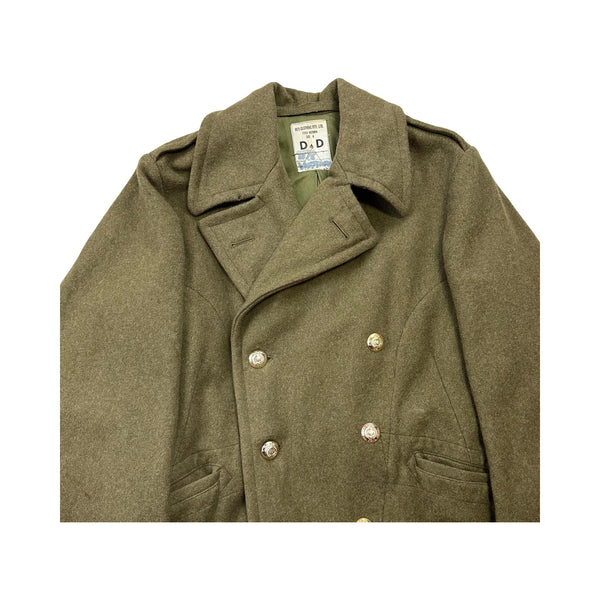 Vintage 1966 Military Wool Coat - L