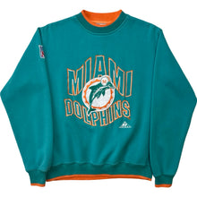 Load image into Gallery viewer, Vintage Miami Dolphins Embroidered Crew Neck - S
