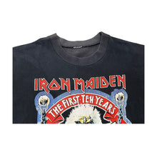 Load image into Gallery viewer, Vintage Iron Maiden ‘The First Ten Years’ (Cut) Tee - L
