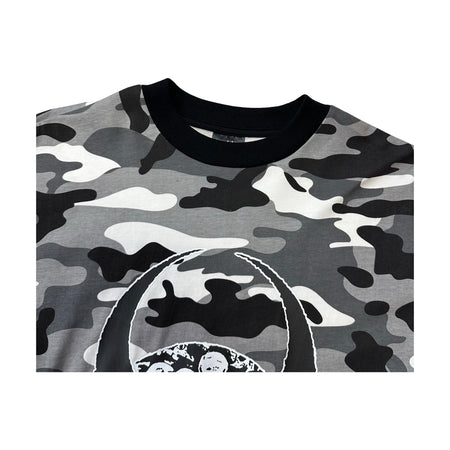 Death Rites 'Urban Discipline' Snow Camo L/S T-Shirt - M