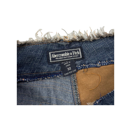 Abercrombie & Fitch Flared Patchwork Jeans - 34 x 33