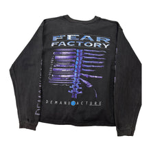 Load image into Gallery viewer, Vintage 1995 Fear Factory ‘Demanufacture’ Long Sleeve Tee - M
