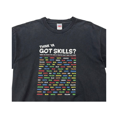 Vintage 'Think Ya Got Skills?' Tee -XL