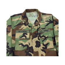 Load image into Gallery viewer, Vintage Camo Military Jacket - M
