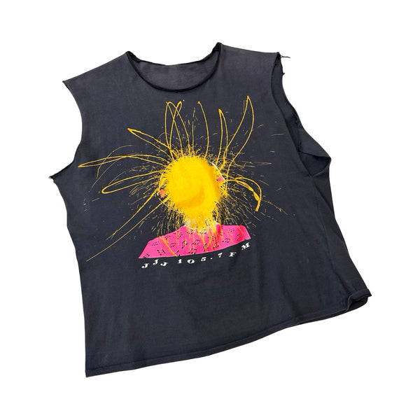 Vintage Triple J Exploding Head Cut-Off Tee - M