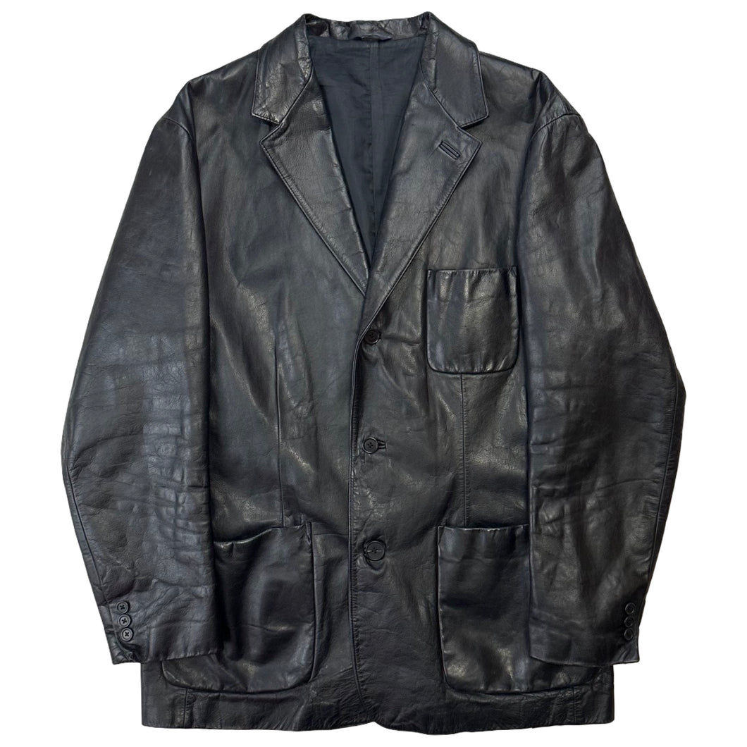 Vintage Gap Leather Jacket - XL