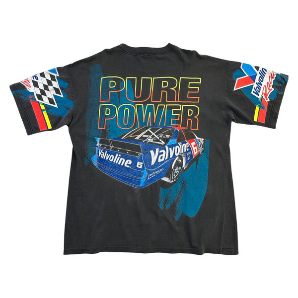 Vintage 1993 Mark Martin Pure Power All Over Print Tee - XL