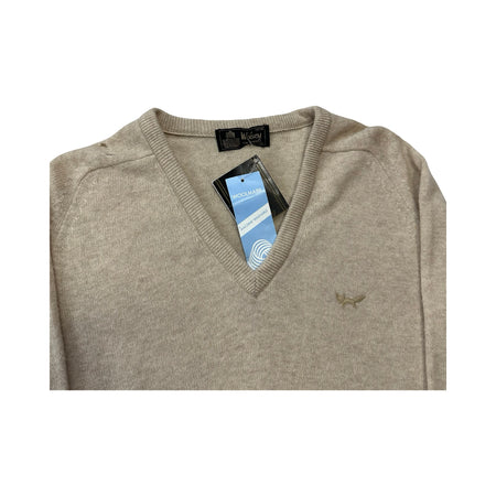 Vintage Wolsey Knitted V Neck Jumper - S