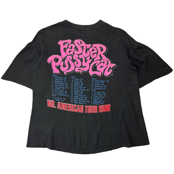 Vintage 1990 Faster Pussycat ‘Wake The F**k Up!’ Tour Tee - M