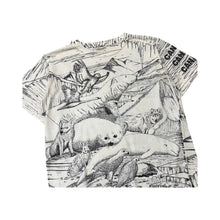 Load image into Gallery viewer, Vintage Canada Wildlife All Over Print Tee - S
