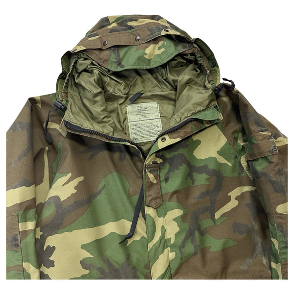 Vintage Camo Parka Military Jacket - XL