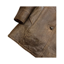 Load image into Gallery viewer, Vintage Suede Sherpa Coat Jacket - XL
