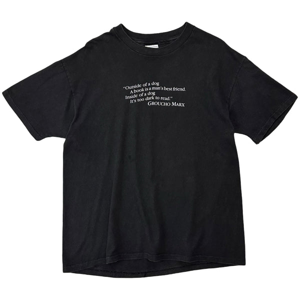 Vintage Book Shop 'Outside Of A Dog…' Tee - XL