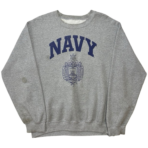 Vintage Navy Crew Neck - L