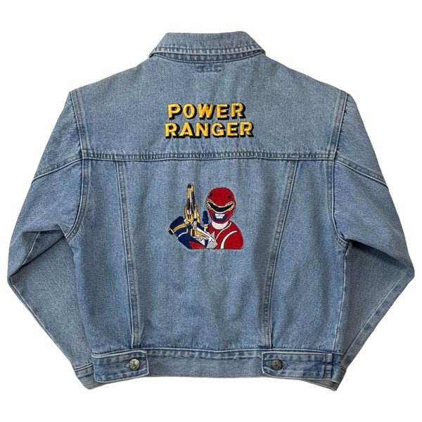 Vintage Power Ranger Denim Jacket - XXXS