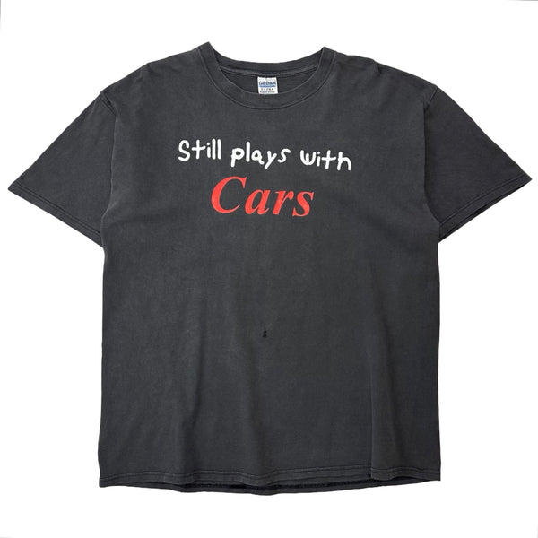 Vintage Still Plays With Cars Tee - XL