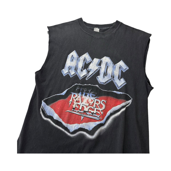 Vintage 1990 AC/DC ‘The Razors Edge’ (Cut) Tee - L