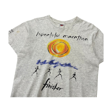 Vintage 1993 Nike Honolulu Marathon Finisher Tee - L