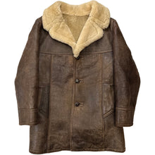 Load image into Gallery viewer, Vintage Suede Sherpa Coat Jacket - XL
