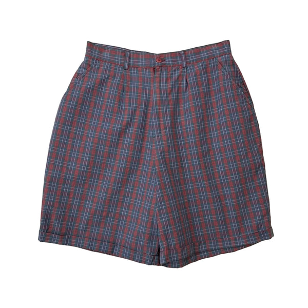Vintage Plaid Shorts - 30