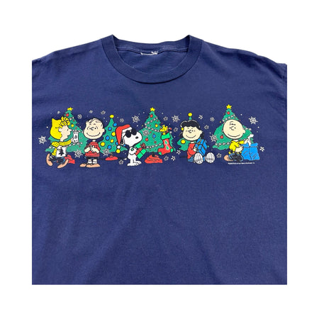 Vintage Snoopy and Friends Christmas Tee - L
