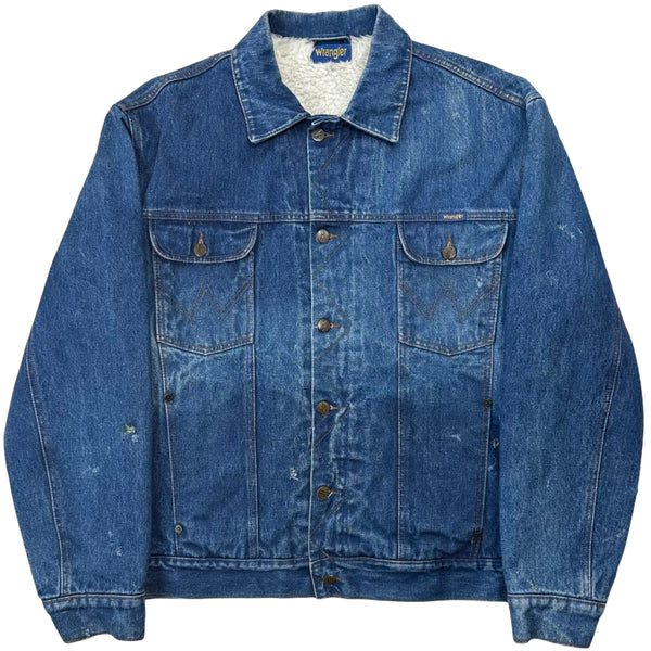 Vintage Wrangler Sherpa Lined Denim Jacket - XL